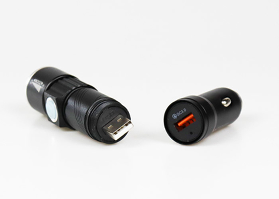 Torcia magnetica della tassa del Usb della torcia elettrica della tasca LED della torcia elettrica ricaricabile di Zoomable