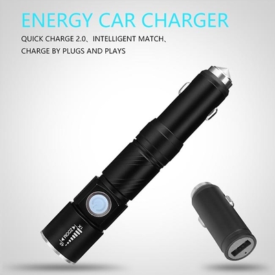 Torcia magnetica della tassa del Usb della torcia elettrica della tasca LED della torcia elettrica ricaricabile di Zoomable